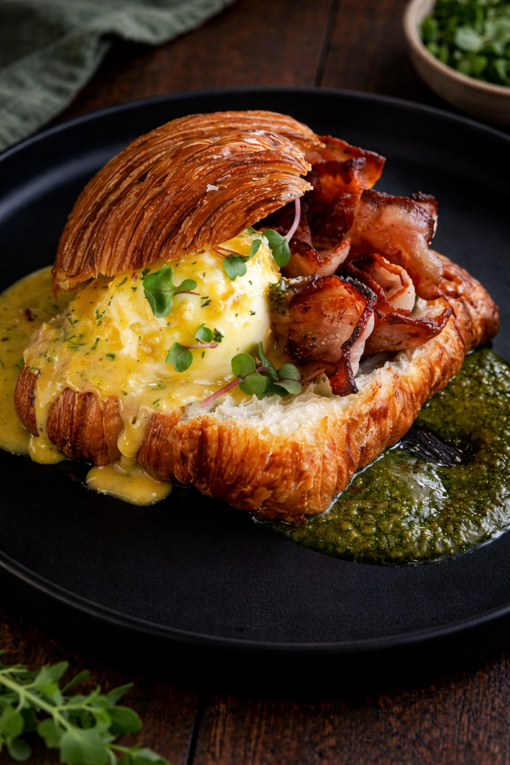 Круассан Фуррэ бекон