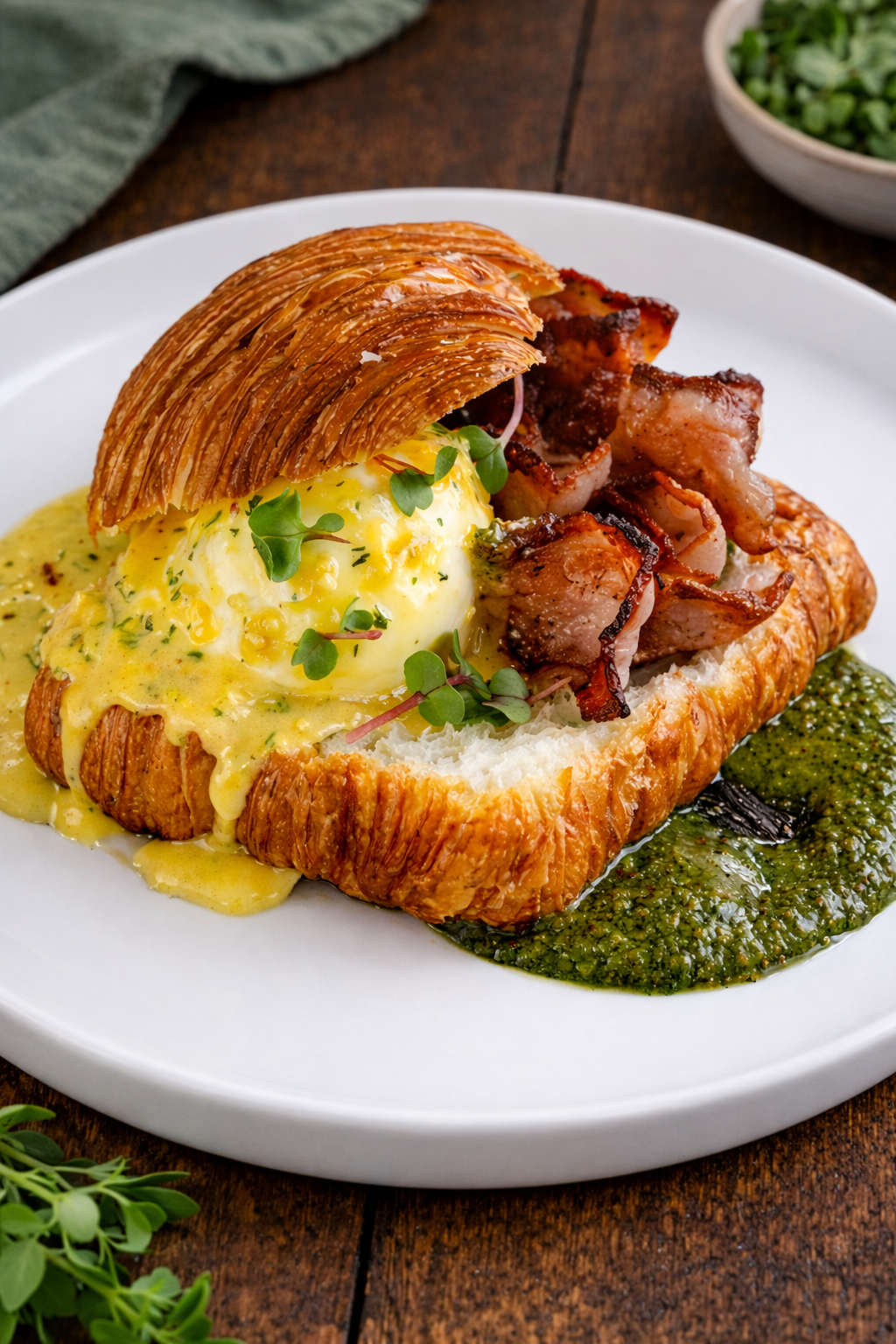 Круассан Фуррэ бекон